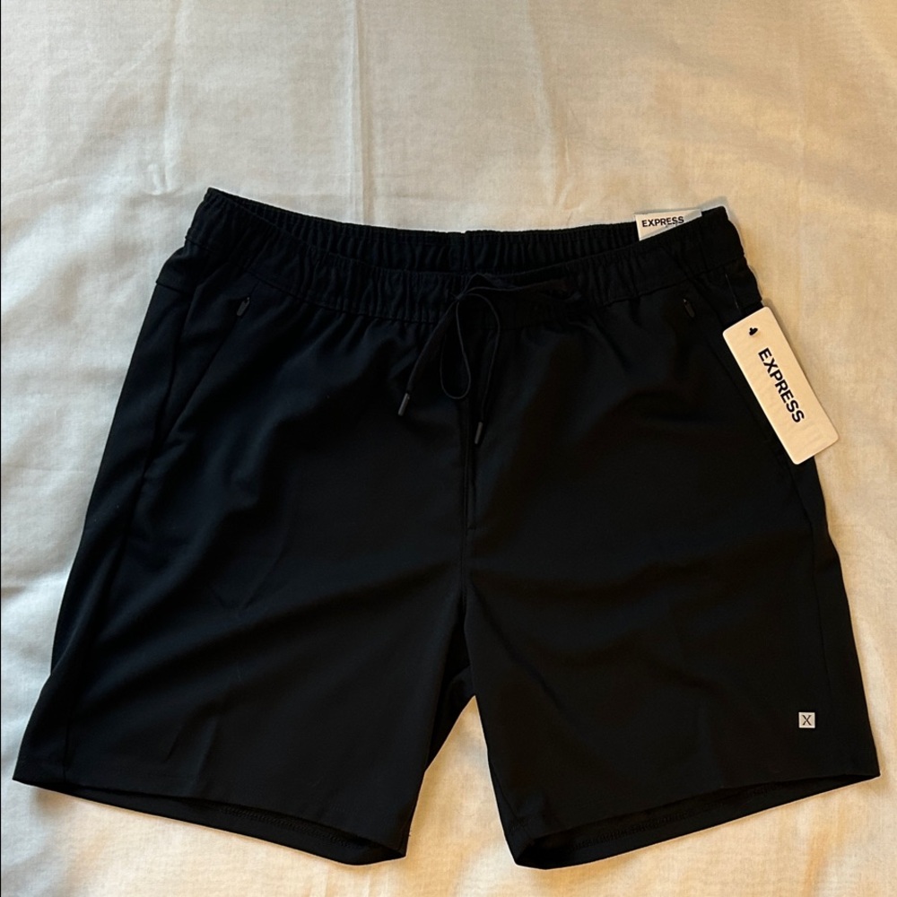 Express Men's Athletic Black Shorts